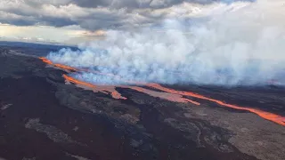 Извержение самого АКТИВНОГО действующего вулкана в мире Мауна-Лоа