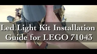 LeLightGo 71043 - 2 installations guide of LED Light kit for LEGO Harry Potter Hogwarts Castle 71043