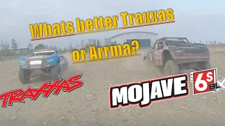 Traxxas UDR v Arrma Mojave dirt racing - Which one is easier to drive? Which handles best?