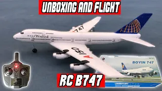 🔥🔥RC BOEING 747-400 UNBOX & FIRST FLIGHTS - UNDER $30