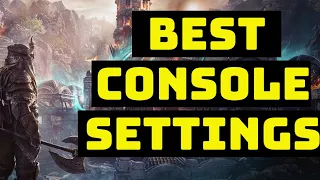 Elder Scrolls Online (ESO) Best Console Settings