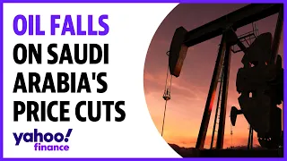 Oil prices drop as Saudi Arabia cuts prices