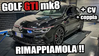 GOLF GTI mk8 STAGE 1 !! QUANTI CAVALLI GUADAGNERA' DOPO LA RIMAPPATURA ??