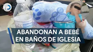 Abandonan a bebé en los baños de una iglesia en San Nicolás