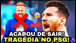 🚨URGENTE!! NOVA TRAGÉDIA COM NEYMAR E MESSI NO PSG!! MBAPPÉ FORA DA CHAMPIONS!!