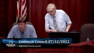 Common Council Meeting 7-12-2022
