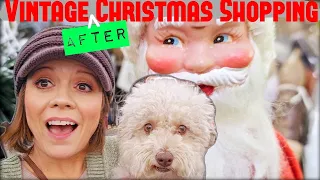 Vintage Christmas Shopping! Shop With Me For Vintage Antique Christmas! What Did We Find? Fun Haul!