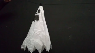 Hanging Flying Halloween Ghost Animated Display