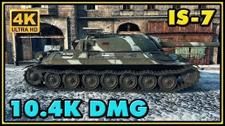 World of Tanks | IS-7 - 4 Kills - 10,4K Damage Gameplay