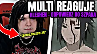 MULTI reaguje na Aleshen - Odpowiedź (prod. ggweely) 🔪 *rare drama*