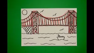 Let's Draw the Golden Gate Bridge!