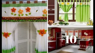 13 IDEAS DE CORTINAS PARA TU COCINA QUE QUIZÁS NO SE TE HAYAN OCURRIDO Y PUEDES HACER TAMBIÉN