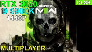 Call of Duty Modern Warfare II MP (DLSS) | RTX 3080 + 9900K | Ultra + Custom 1440P