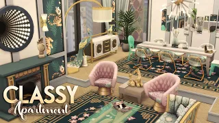 CLASSY MAXIMALIST APARTMENT || The Sims 4: Décor to the Max Kit Speed Build