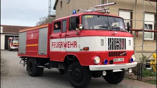 [IFA W50 / Sirenenalarm] || KdoW, TLF16 & LF10/6 || Ortsfeuerwehr Eiche || Feuerwehr Ahrensfelde ||