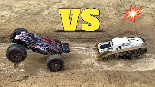 XLF X-03 A RC Car vs SG 1203 RC Tank | High Speed RC Car | XLF X03