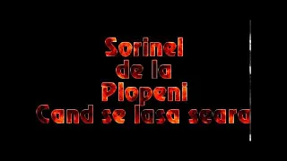 SORINEL DE LA PLOPENI -   CAND SE LASA SEARA