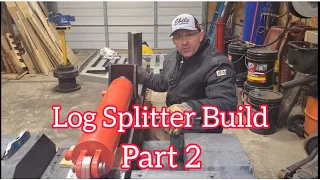 Log Splitter Build - Cylinder and Log Lift Prep Work
