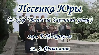 Песенка Юры из к/ф*Весна на Заречной улице* -караоке