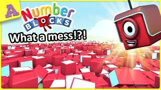 Numberblocks ONE HUGE Mess!?! and Safety Helmet? [Trailer]