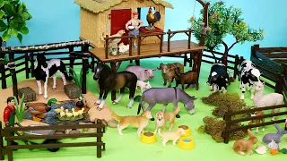 Let's Make a Farm for Barnyard Animal Families!