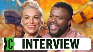 Hannah Waddingham and Winston Duke Interview: The Fall Guy & Why Stunts at The Oscars Matter