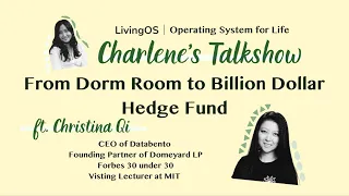 From Dorm Room to Billion Dollar Hedge Fund: Christina Qi, CEO of Databento, Founder of Domeyard