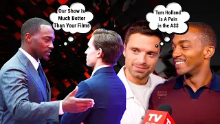 Tom Holland Gets Insulted By Anthony Mackie and Sebastian Stan Again | Falcon and The Winter Soldier