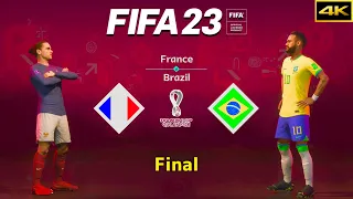 FIFA 23 - FRANCE vs. BRAZIL - FIFA World Cup Final - Griezmann vs. Neymar - PS5™ [4K]