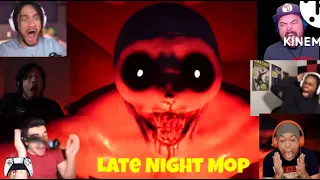 Gamers React to the "Very Dead Ending" (JUMPSCARE) | Late Night Mop