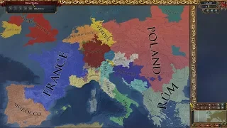 Europa Universalis 4 AI Timelapse - Voltaire's Nightmare Mod Extended Timeline 1054-2871