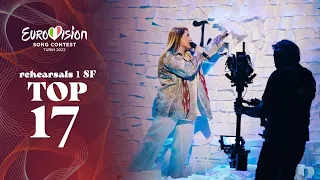 Eurovision 2022 - Rehearsals - 1 Semi-Final - Top 17