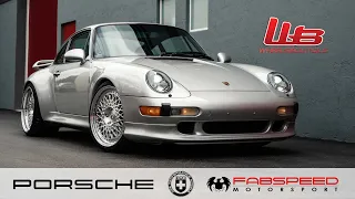 PORSCHE 993 C4S: FABSPEED EXHAUST + HRE WHEELS!