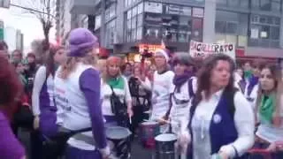 La Banda Lavanda en la Marcha del 30 Encuentro Nacional de Mujeres Mar del Plata