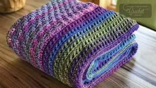 Crochet Study of Transition Afghan Pattern | EASY | The Crochet Crowd