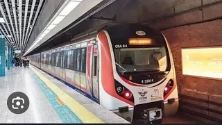 İstanbul Metrosunda Marmaray B1 Sirkeci - Üsküdar Arası Seyahat Kısa Yolculuk Senaryosu