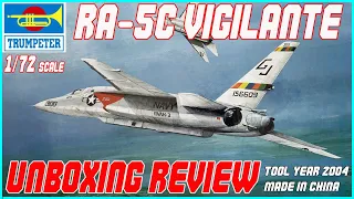 TRUMPETER 1/72 NORTH AMERICAN RA-5C VIGILANTE UNBOXING REVIEW