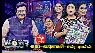 Wow 3 | Uma,Usharani,Bhavana,Usha (Serial Actors) | 29th June 2021 | Full Episode | ETV Telugu