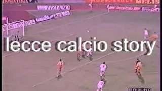 LECCE-Milan 2-2 - 21/11/1990 - Coppa Italia 1990/'91 - Ottavi di Finale/Ritorno