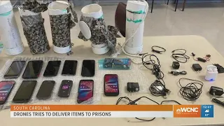 Drones used to smuggle contraband into South Carolina prisons