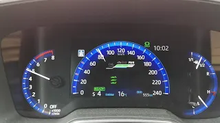 Toyota Corolla Hybrid 2.0 180 0-100 km/h acceleration