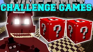 Minecraft: NIGHTMARE FREDDY CHALLENGE GAMES - Lucky Block Mod - Modded Mini-Game