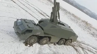 Cool Aerial Footage of the DITA 155mm Self-Propelled Howitzer