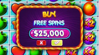 $25000 BONUS BUY ON FRUIT PARTY.. (STAKE)