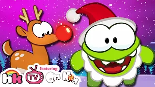 Om Nom Stories: A Red-Nosed Adventure | Christmas Cartoons | Funny Cartoons | HooplaKidz TV