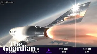 Virgin Galactic successfully flies tourists to space for first time