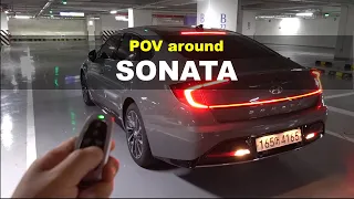 2021 Hyundai Sonata 2.0 CVVL POV exterior and interior