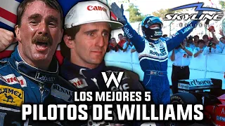TOP 5 - MEJORES PILOTOS DE LA HISTORIA DE WILLIAMS