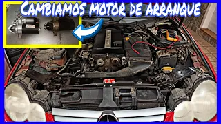 How to DISASSEMBLE STARTER MOTOR mercedes C-CLASS w203