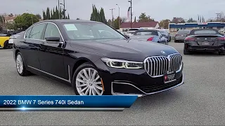 2022 BMW 7 Series 740i Sedan  San Jose  Santa Clara  Sunnyvale  Campbell  Palo Alto